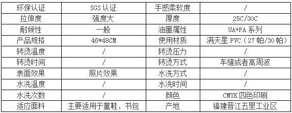 滿天星PVC燙畫